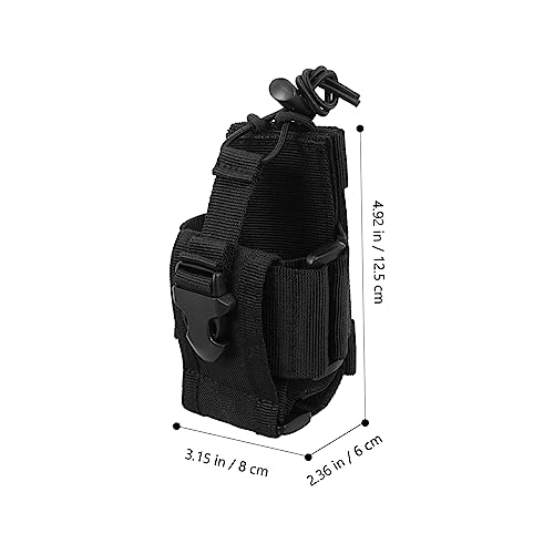 SECFOU Bolsa Para Walkie Talkie Bolsa Para Rádios Portáteis Suporte Para Braçadeiras De Couro Suport