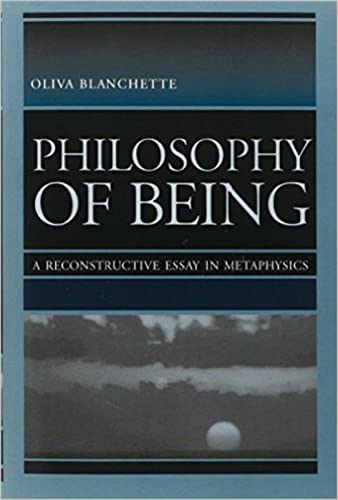 Philosophy of Being: A Reconstructive Essay in Metaphysics
