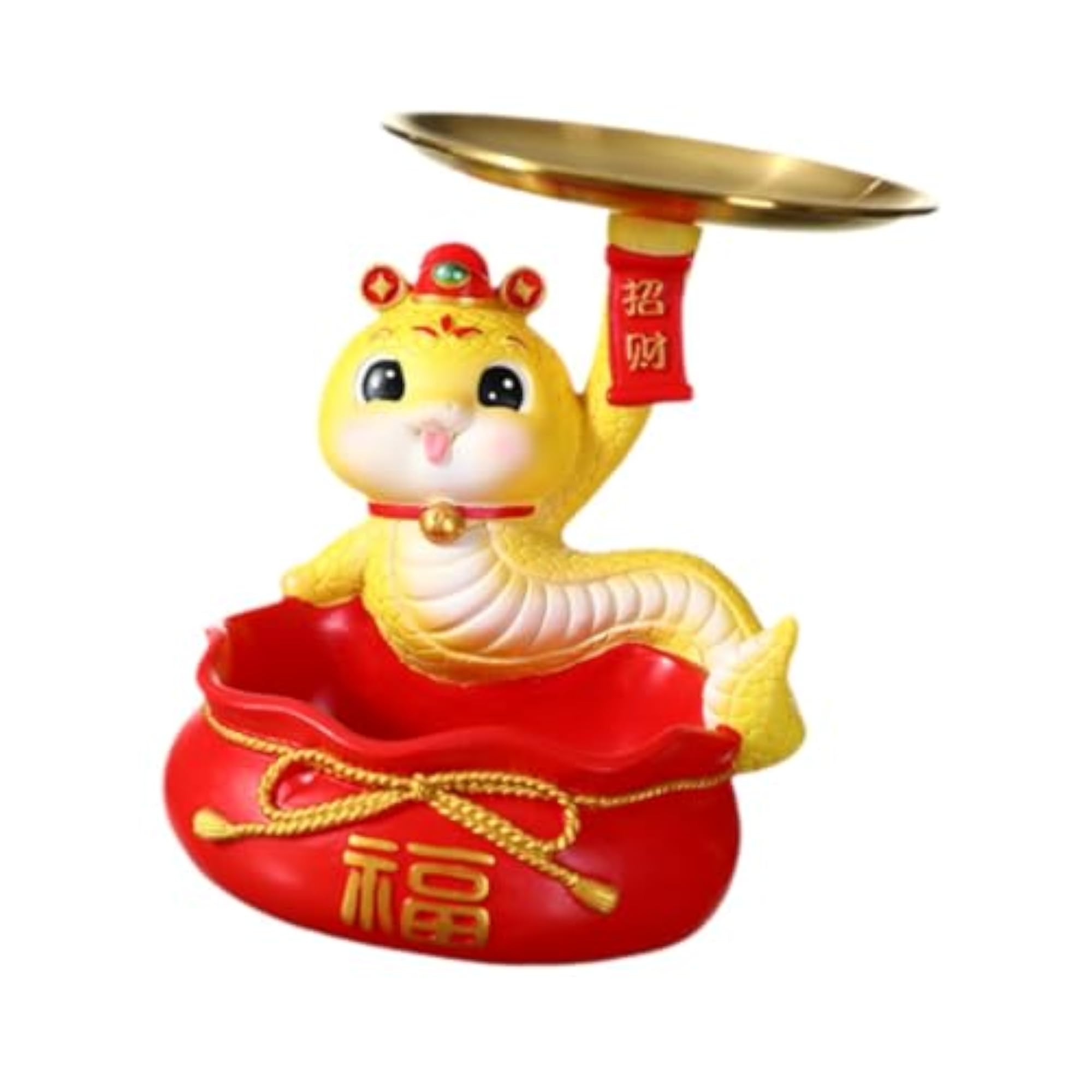 Resin Cartoon Statue Key Holder Tray