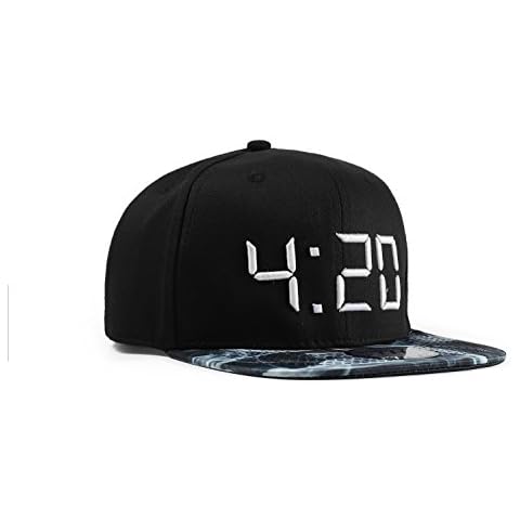 True Heads 420 Black Snapback Baseball Cap Cover