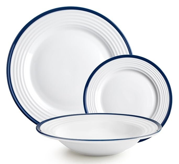 Service de table en porcelaine fine de Provence, vaisselle élégante et durable