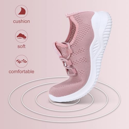 Womens Walking Shoes Slip On，Memory Foam Lightweight Comfort Casual Workout Shoes,Yoga Tennis Or Running Sneakers3