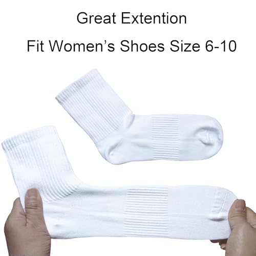Image of Womens Anti Odor Breathable Moisture Wicking Sports Cotton Low Cut /Quarter Crew Socks for Athletes Foot