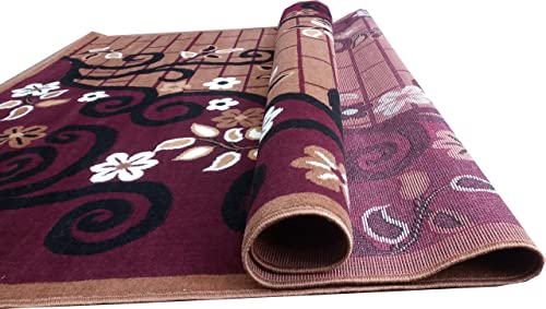 Image of Home Decore Acrylic Carpet for Your Living Room & Drawing Room Aywhere in Your Home (240x330 GoldColour)- 8x11 Feet