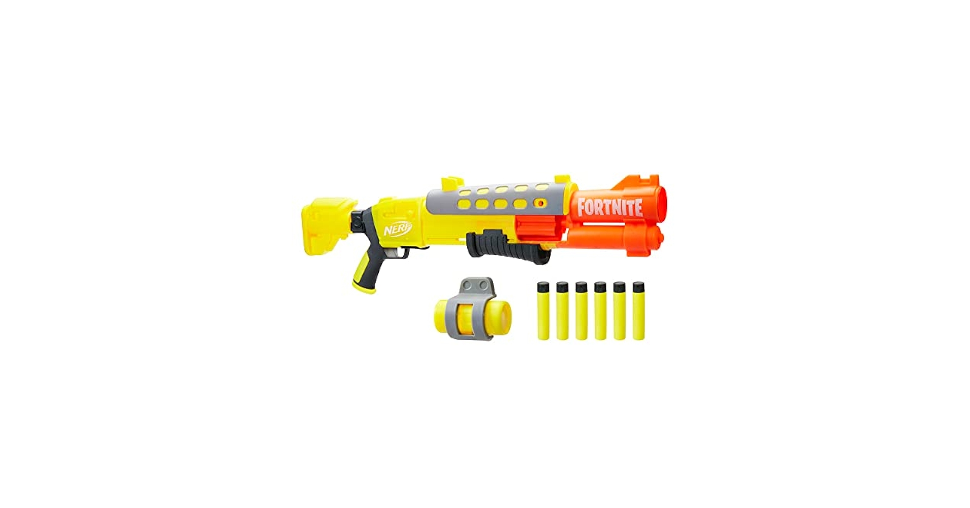 Amazon.com: Nerf Fortnite Legendary TAC Blaster, Yellow Glow