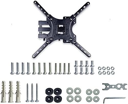 Low Profile Tilting TV Wall Mount Bracket for 26-47 Inch LED OLED Plasma TVs - Heavy Duty Max VESA 400x400mm Easy Installation Universal TV Stand Solution