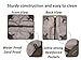 TREKOLOGY Sand Cover, Beach Mat and Ground Sheet - Prevent Portable Camping Chairs from Sinking in Soft Grounds, Sand or Grass - Anti-Sinking Solution Fits Most Compact Folding Camp Backpacking Chair