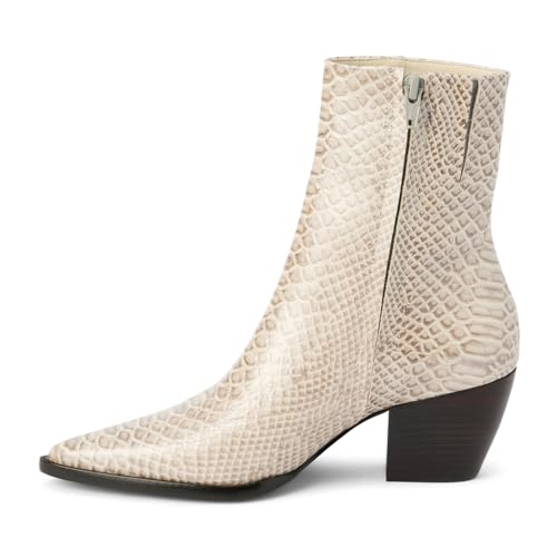Image of Matisse Womens Caty Pointed Toe Casual Boots Ankle Mid Heel 2-3 inch - Beige