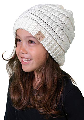 Image of Funky Junque Kids Baby Toddler Ribbed Knit Children's Winter Hat Beanie Cap