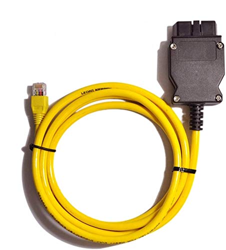 Bluechok ODB2 to Ethernet,6.6ft/2M Cable, ENET Rj45 Cable ethernet Connector Tools to OBD Interface Cable Coding F-Series