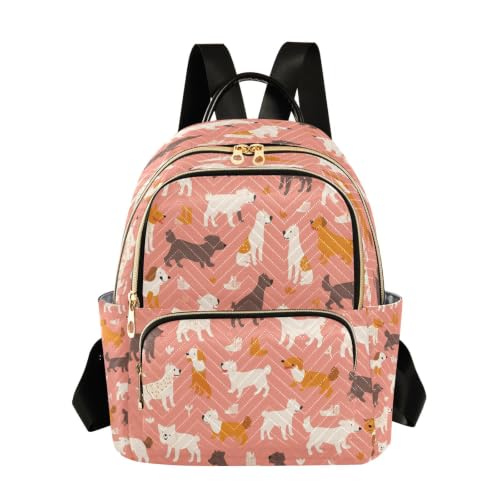 Sac à dos chien dessin animé mignon bookbag voyage adolescent mini sac bandoulière
