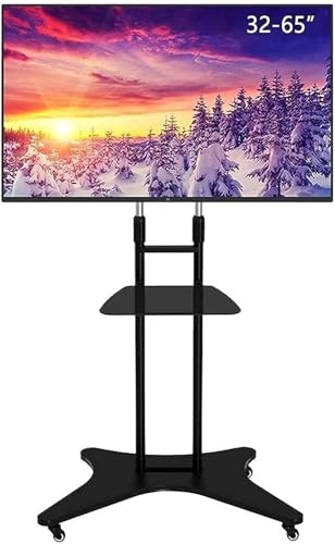 Soporte de TV móvil con altura ajustable miniatura 1