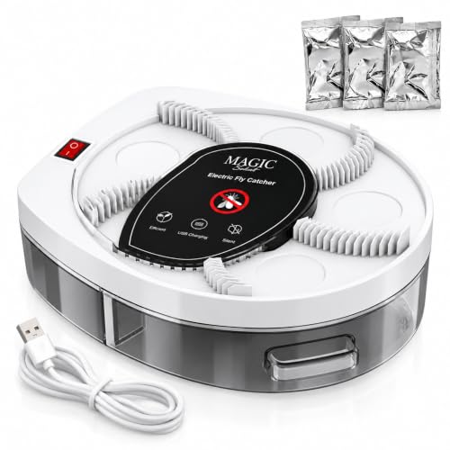 MAGIC SELECT Atrapa Moscas Eléctrico Giratorio 360°