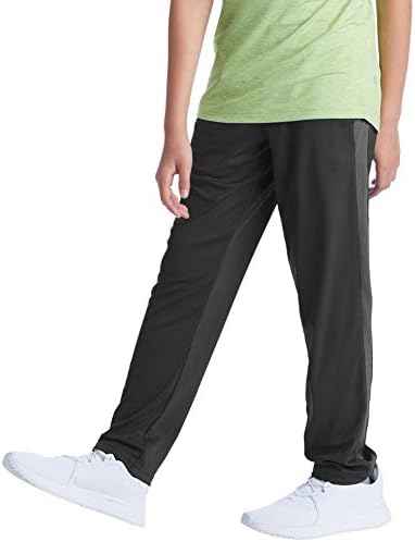 C9 Champion boys Open Leg Knit Sweatpants, Ebony, Small US