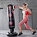HONMEET High PVC Inflatable Boxing Post Boys and Girls Boxing Punching Bag Filled