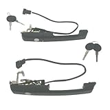 Lieferumfang: 2x Türgriff vorne, 2x Schließzylinder, 4x Schlüssel