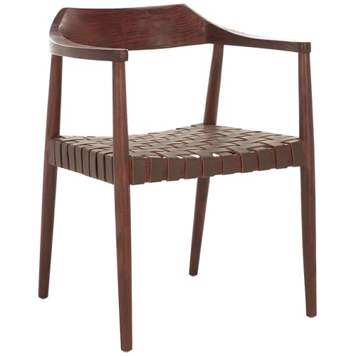 Sillón Marrón madera cognac elegante