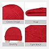 Melbrakin WANGHAF Knit hat Funny Graphic Soft Beanie Red #3