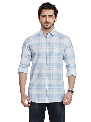Image of BE ACTIVE Cotton Casual Checks Shirts for Men|| Casual Shirts for Men|| Mens Casual Shirts Full Sleeve
