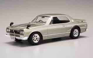青島文化教材社1/24スカイラインハコスカ 4Dr2000GT1970プラモデル Amazon | 青島文化教材社 1/24 ザ・ スカイラインシリーズ No.1