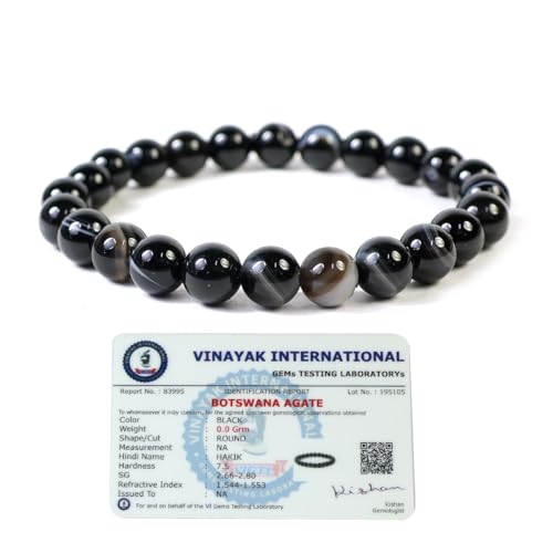 Image of Reiki Crystal Products Certified Natural Crystal Stone 8 mm Round Beads Bracelet for Men and Women | Reiki Charged Gemstone Bracelets | Multiple Stone Variants Available