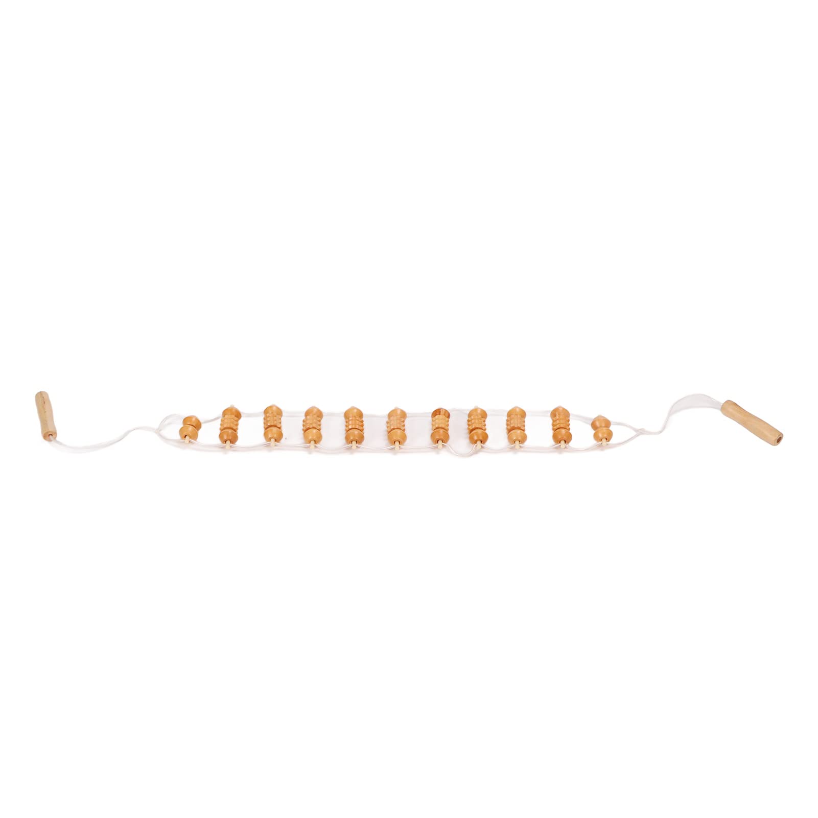 Dispositivo de Masaje Rodillo de Masaje de Espalda Masajeador de Espalda con Rodillo de Agarre de Madera Herramientas de Masaje de Madera Herramientas de Escultura Corporal para