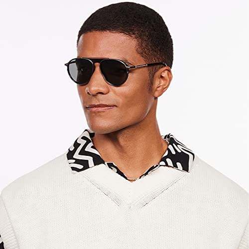 Image of Hip Hop Full Rim Pilot Branded and Stylish Sunglasses For Men & Women | Polarized and 100% UV Protected | Large | LK S15199