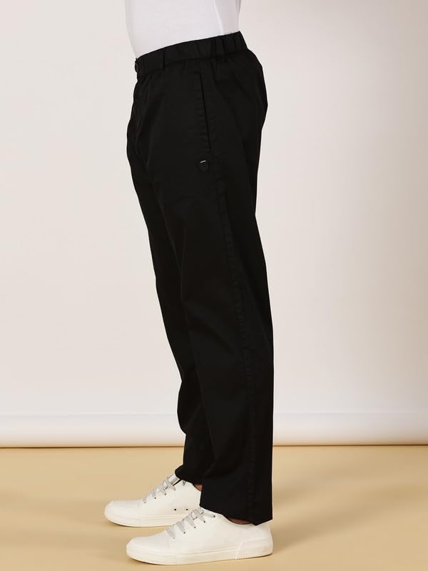 Image of BEEVEE Solid Lounge Wear Bottoms for Men