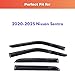 KPY Rain Guards Fit for 2020-2025 Nissan Sentra, Out-Channel Window Visors Vent Wind Deflectors 4PC, Car Accessories for 20-25 Sentra