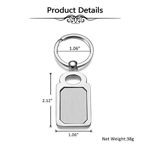 Personalized Master Custom Picture Keychain Personalized Color Photo Message Alloy Keyrings Memorial Gifts for Family Lover3