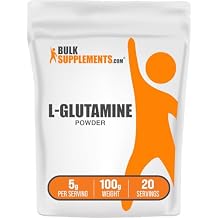 L-Glutamine Powder - Glutamine Supplement, for Recovery & Gut Health - Unflavored & Gluten Free, 5g 5000mg per Serving, 100g 3.5 oz Pack of 1