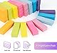 40 Stück Haftnotizen Klein - 15 x 50mm Sticky Notes 8 Farben, Selbstklebende Haftnotizzettel Klebezettel bunt zettel farbig Notizblöcke für Büro Haus, 500 Blatt pro Farbe