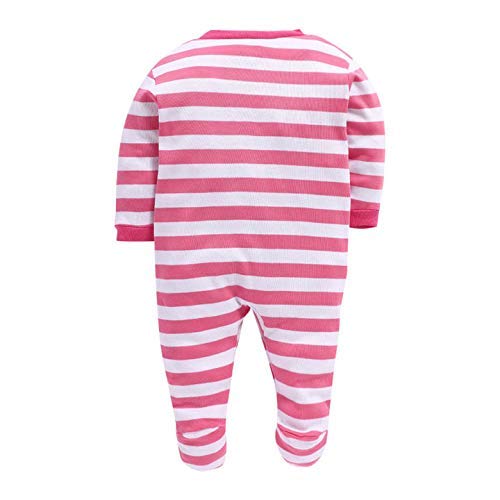 Image of Pooja Baby Rompers Sleepsuit Kid's Cotton All Over Print Night Suits Pack of 3