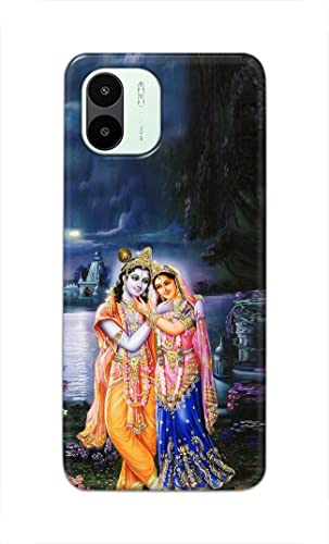 Image of Printed Hard Back Cover Case for Mi Redmi A1 2022 Back Cover (Radha Krishna) -1803