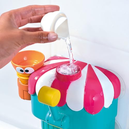 Toomies Deluxe Schaumeismaschine Badewannenspielzeug, Wandmontiertes Schaumbad Spielzeug für Kinder, Rollenspiel Wasserspielzeug, Sensorische Baby- und Kleinkindspielzeuge ab 18 Monaten