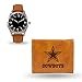 Rico Industries NFL Dallas Cowboys Brown Generic Watch and Team Logo Tri-Fold Wallet - Great Men's Gift Item
