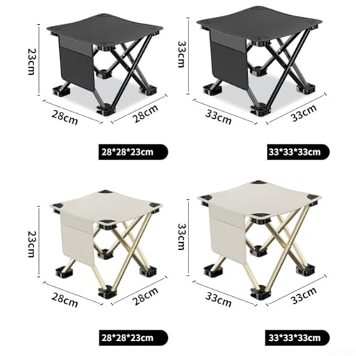 Portable Folding Chair Easy to Carry Ideal for Camping, Fishing or Sports (Large, White)3