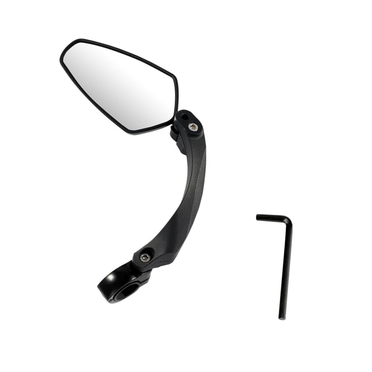 VANZACK 2pezzi Specchietto Retrovisore Per Bici Rotabile Per Mountain Bike e Bici Stradali Facile Installazione Sicurezza e Visione Ottimale Confezione Singola