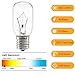 ZwwYvv Appliance Light 8206232A Bulb for Under Range Hood Appliance Refrigerator,40W 125V E17 Intermediate Base Under Hood Microwave Bulb Fit for Whirlpool Microwave, Dimmable,Warm White,6-Pack