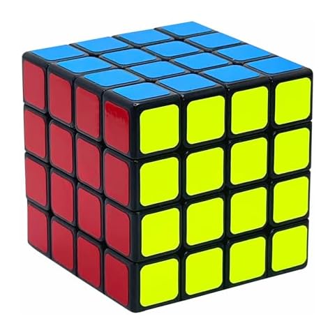 Shengshou ® 4x4x4 Puzzle Cube Black Cover