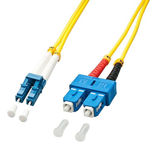 LINDY Fibre Optique Duplex LC/SC OS2, 15m