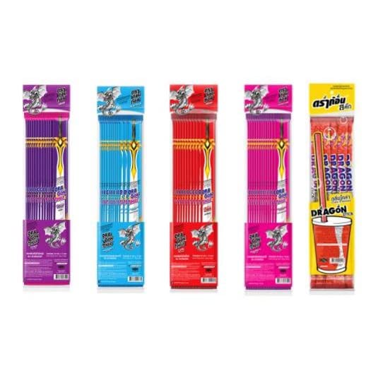 Miniatura 4 de Dragon Tongue - Gomitas dulces y ácidas con sabor a fresa (paquete de 12), 8.46 onzas