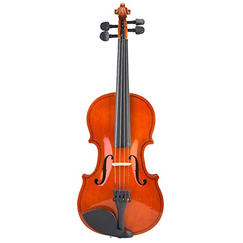 Conjunto de violino acústico Bnineteenteam Basswood com violino natural feito à mão e caixa rígida c