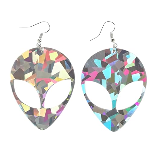 SGERUFZ Pendientes Alienígenas Joyería Extraterrestre Espacio