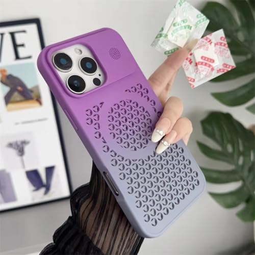 Coque respirante pour iPhone 15 Plus avec étui de chargement sans fil