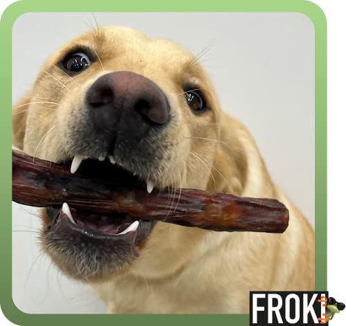 FROKI Premium Rinderschwanz für große & kleine Hunde 250g | 100% Rind | 100% Natürlich | Futter-Snack | Hunde-Leckerlis | Natur-Kausnack | Zahnpflege | ohne Zusatzstoffe