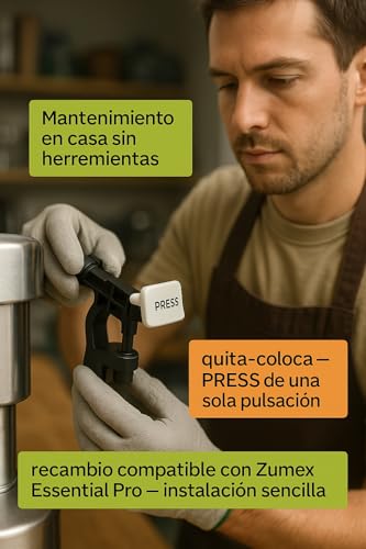 Grifo para exprimidor Zumex Versatile Pro V2 y Essential sin rosca 5
