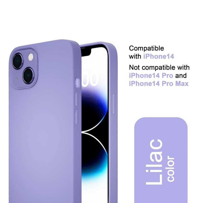 Image of Case Creation Luxurious OG Series for Apple iPhone 8 Case Cover,Anti-Dirty Slim Case Frosted Matte Cute Candy TPU Raised Bezel (Splash of Color) Back Cover for iPhone 8 -Light Purple
