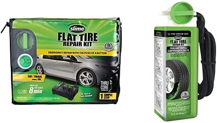 Slime Kit Reapir de neumáticos planos, todo en uno, sellador de repuesto Digital Plus