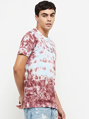 Image of Max Men Tie & Dye Printed Ultra Slim Fit T-Shirt